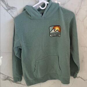 Green Hoodie with San Diego Patch